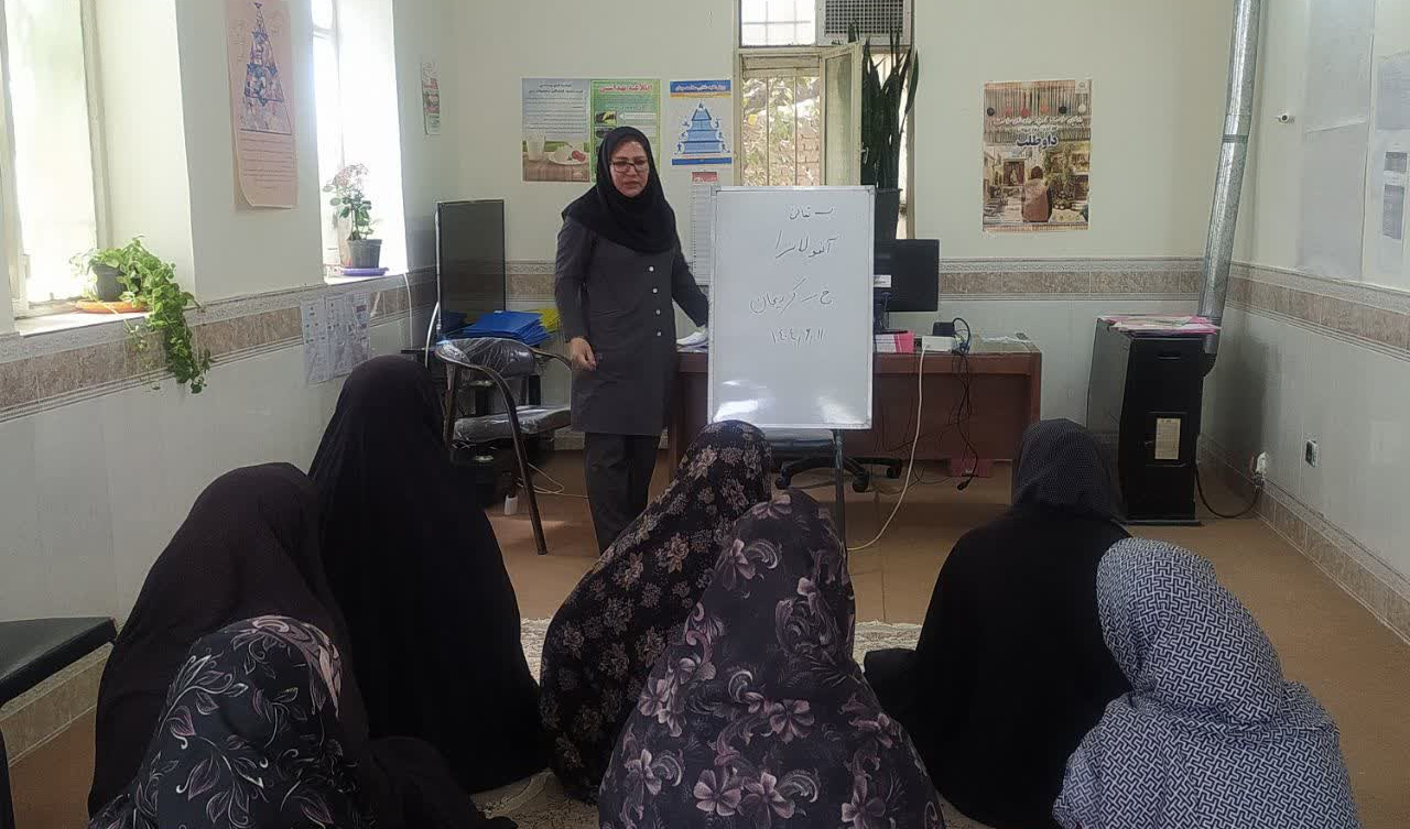 آموزش با موضوع کم تحرکی و بیماری آنفولانزا