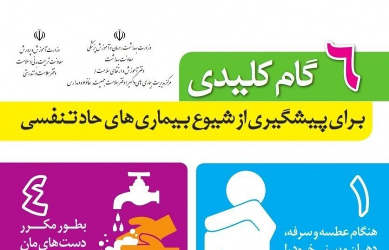 شش گام کلیدی برای پیشگیری از کرونا ویروس کووید ۱۹