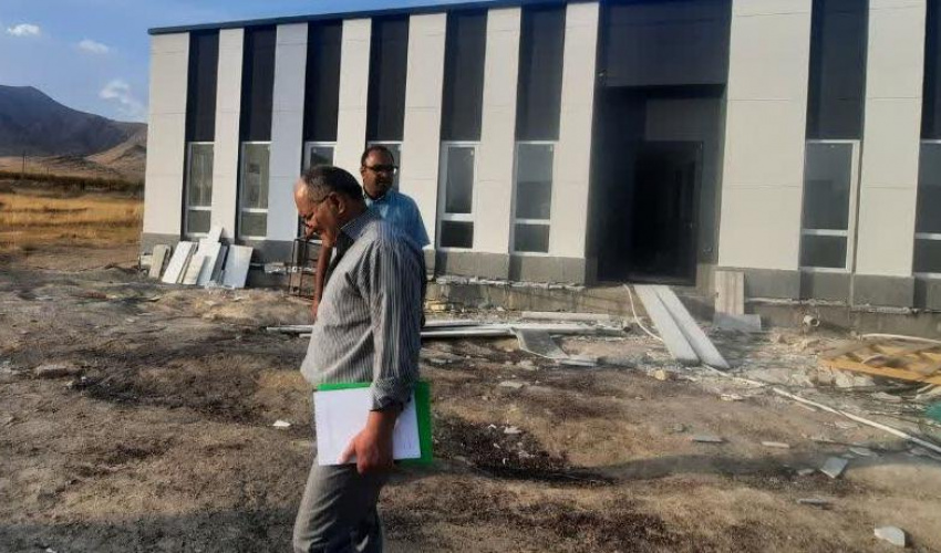 بازدید کارشناس منابع فیزیکی وزارت بهداشت