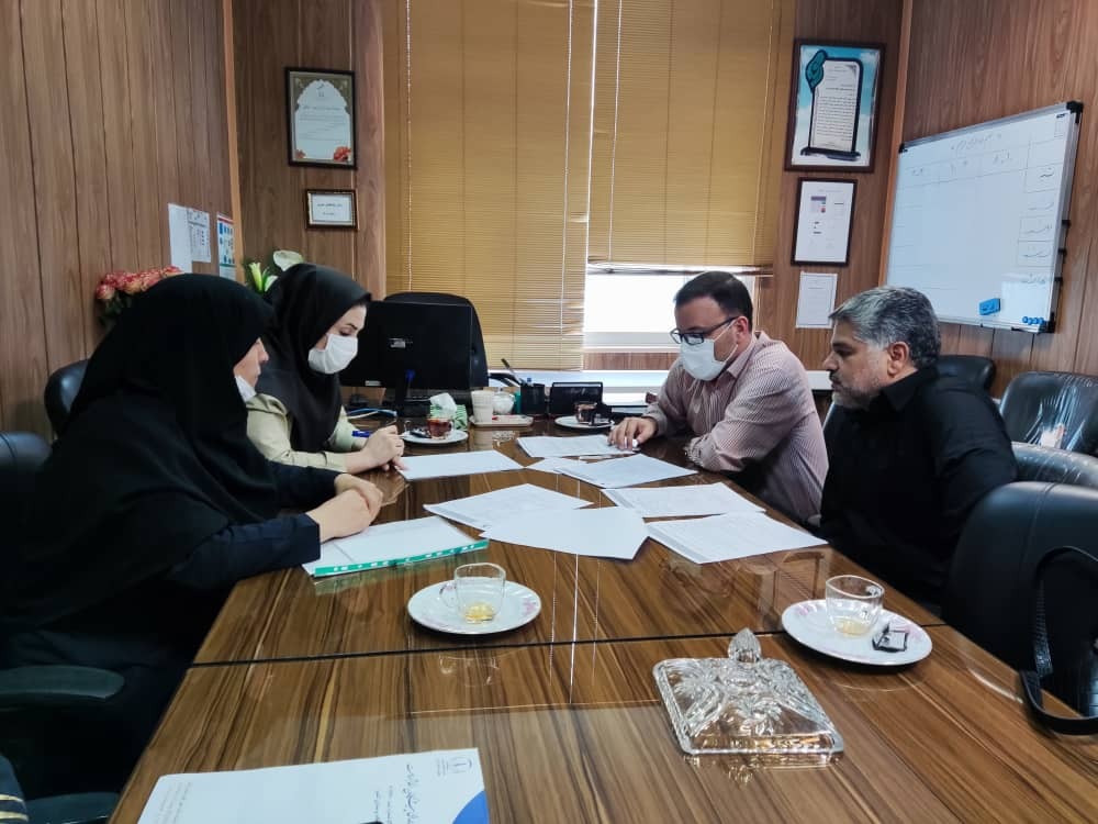 پایش تیم ستادی کمیته ارتقای بهره‌وری دانشگاه از اقدامات انجام شده در مراکز آموزشی درمانی طالقانی و امیرالمؤمنین(ع)