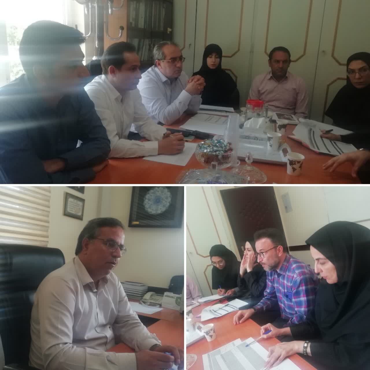 برگزاری جلسات بازبینی اصلاح ساختار تشکیلات تفصیلی و وضعیت نیروی انسانی حوزه معاونت درمان دانشگاه