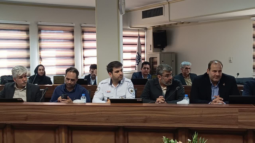 حضور سرپرست اورژانس ۱۱۵ استان مرکزی در نشست بررسی آمادگی استان در برابر حوادث