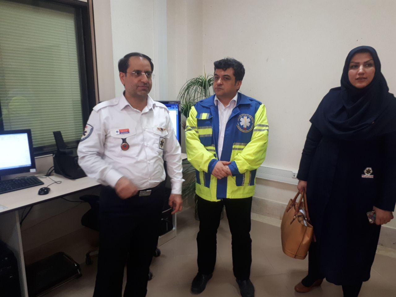 حضور دکتر نوری در اورژانس اراک و بازدید از ایستگاه سلامت نوروزی و پایگاه های اراک