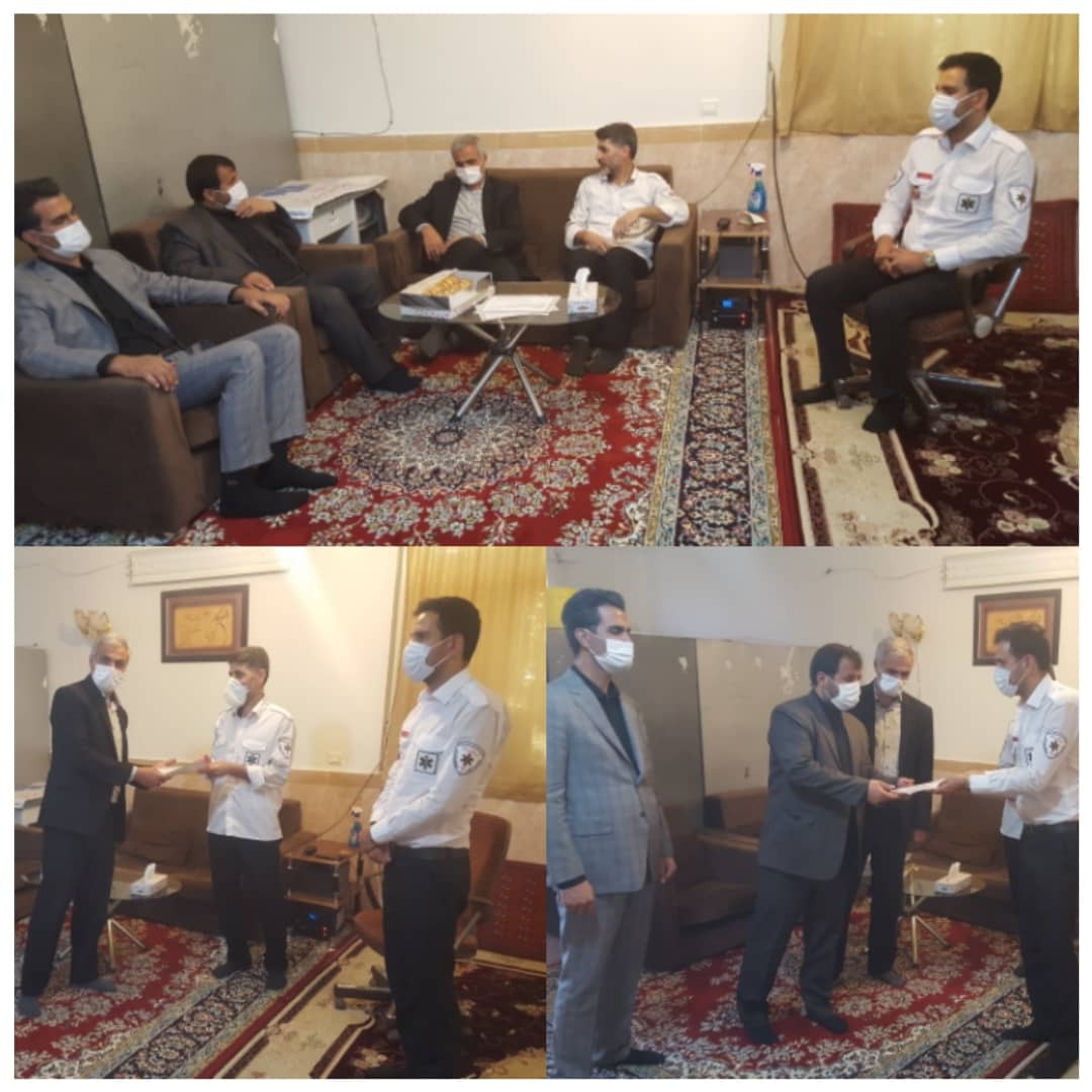 تقدیر مدیر شبکه بهداشت ودرمان شازند از پرسنل اورژانس