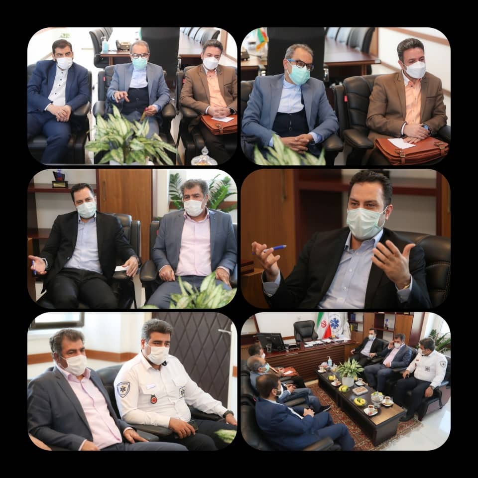 دیدار ریاست اورژانس ۱۱۵ استان مرکزی با ریاست سازمان اورژانس کشور