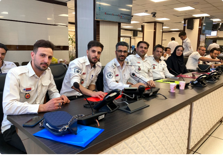 حضور تیم اعزامی اورژانس پیش بیمارستانی استان در کارگاه آموزشی موتورلانس