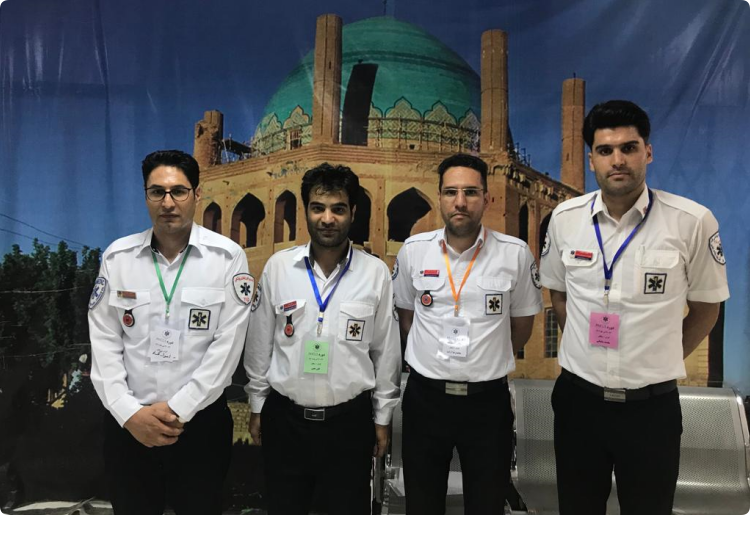 درخشش کارشناس اورژانس ۱۱۵ اراک در اولین دوره phcls قطب ششم کشور