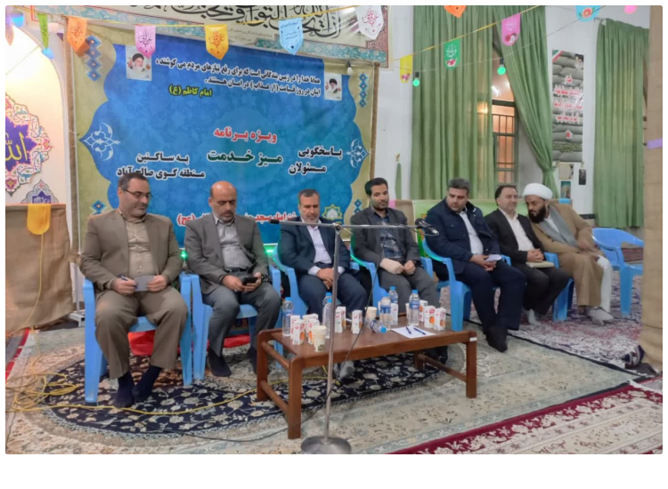 حضور رئیس اورژانس ۱۱۵ استان مرکزی در میز خدمت مشکلات منطقه کوی صالح آباد اراک
