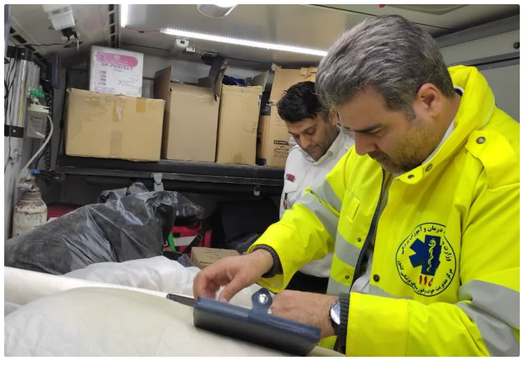 بازدید رئیس اورژانس پیش بیمارستانی استان مرکزی از اکیپ های مستقر در ورودی شهر اراک