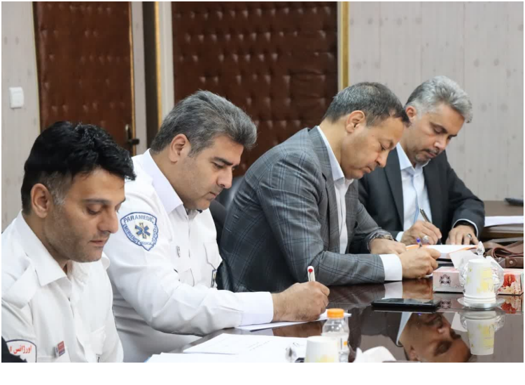 برگزاری جلسه کمیته پدافند غیرعامل دانشگاه علوم پزشکی اراک