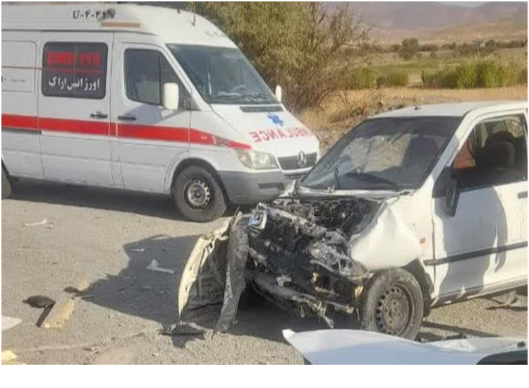 سانحه ترافیکی مرگبار در محور اراک - بروجرد
