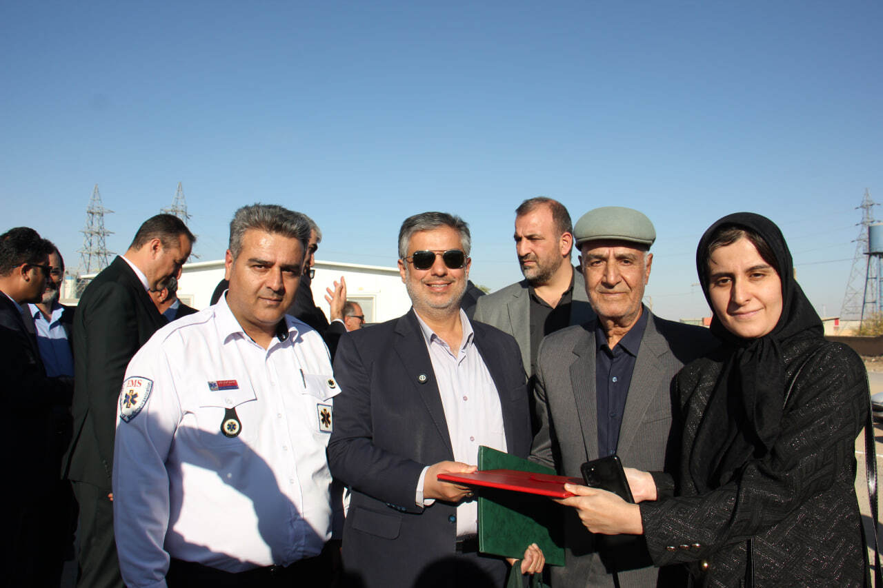 آیین کلنگ‌زنی احداث پایگاه خیرساز اورژانس زنده یاد شیرین سادات محمدی برگزار شد