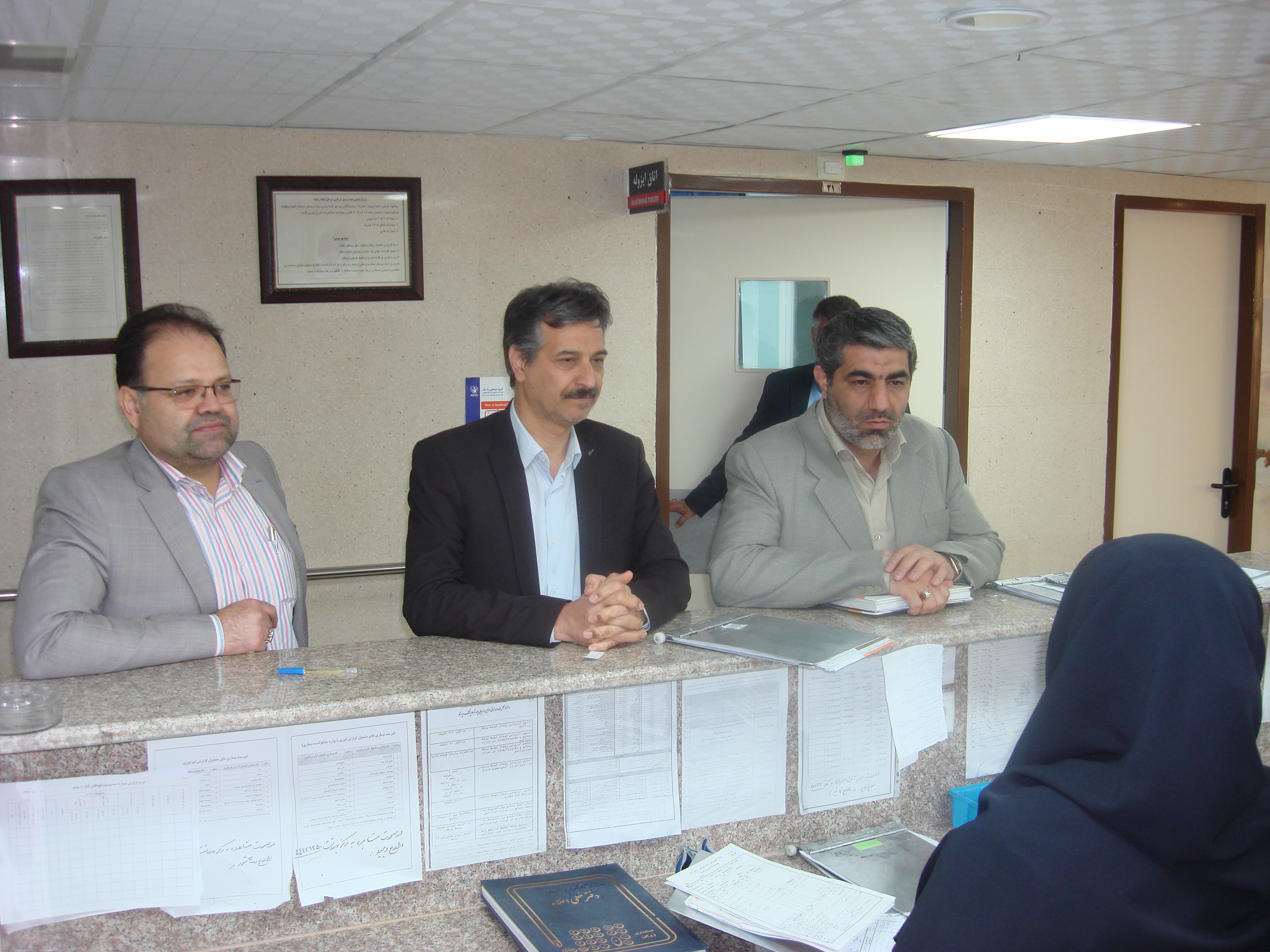 بازدید شبکه بهداشت دلیجان