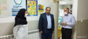 بازدید نوروزی رئیس مرکز بهداشت شهرستان خنداب ازمرکز خدمات جامع سلامت خنداب