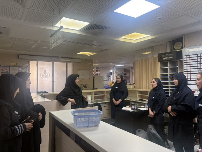 بازدید رئیس اداره پرستاری دانشگاه از بیمارستان آیت اله خوانساری