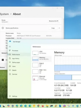 How to check basic memory info on Windows 11