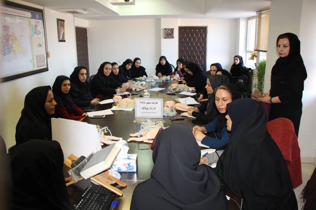 کارگاهHBB ، سالن جلسات مرکز بهداشت استان مرکزی، ۶ بهمن ماه