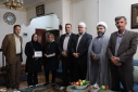 دیدار رئیس دانشگاه علوم پزشکی اراک با همسر شهید والامقام احمد امین