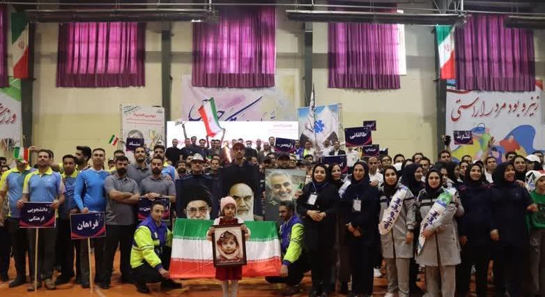 برپایی آئین دومین المپیاد ورزشی یادبود سردار سلیمانی