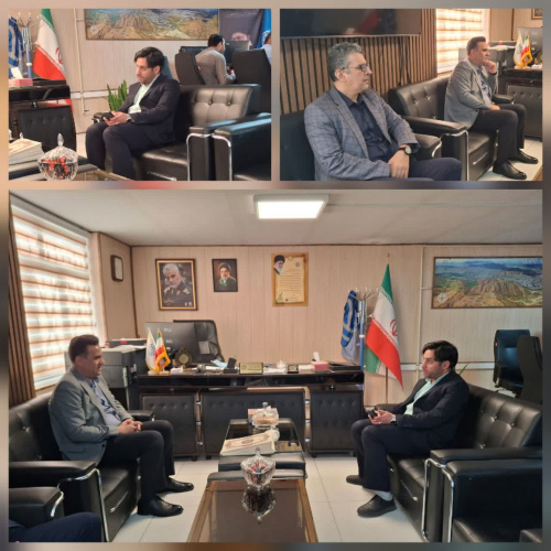 نشست معاون توسعه مجتمع بیمارستانی امیرالمؤمنین (ع) با مدیر عامل سازمان عمران شهرداری اراک