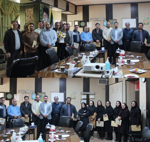 تقدیر از همکاران حوزه حسابداری و مالی مرکز آموزشی درمانی امیرکبیر