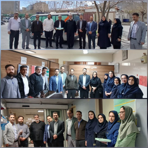 بازدید مدیریتی مرکز آموزشی درمانی امیرکبیر از بخشهای و واحدهای بیمارستان در روز عید فطر و اولین روز عید باستانی ۱۴۰۵ .