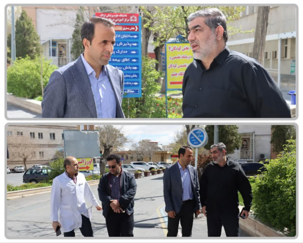 بازدید جانشین رئیس دانشگاه علوم پزشکی اراک در ستاد نوروزی از مرکز آموزشی درمانی امیرکبیر در روز جمعه ۱۴ فروردین ماه ۱۴۰۵