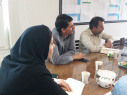 برگزاری جلسه پیگیری پروژه های عمرانی با حضور رئیس مرکز بهداشت شهرستان اراک