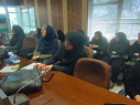 برگزاری جلسه آموزشی تغذیه سالمندان جهت مراقبین سلامت مرکز بهداشت شهرستان اراک