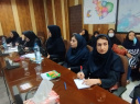 برگزاری جلسه آموزشی تغذیه سالمندان جهت مراقبین سلامت مرکز بهداشت شهرستان اراک