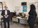 بازدید رئیس مرکز بهداشت شهرستان اراک از خانه بهداشت روستای حاجی آباد