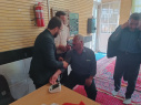 بر پایی میز خدمت در مصلی داود آباد با حضور رئیس مرکز بهداشت شهرستان اراک