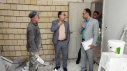 بازدید حسینی  رئیس مرکز بهداشت به همراه رییس امور عمومی و کارشناس کارپردازی