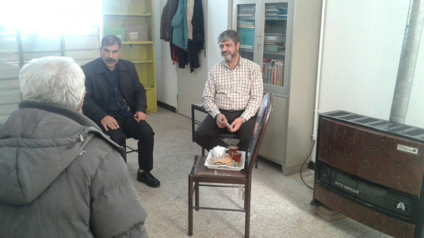 بازدید رئیس مرکز بهداشت شهرستان اراک از خانه بهداشت معصومیه