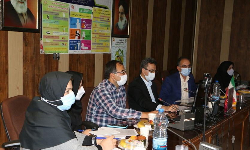 جلسه پایش وزارتی ارزیابی عملکرد واحد های مرکز بهداشت شهرستان اراک
