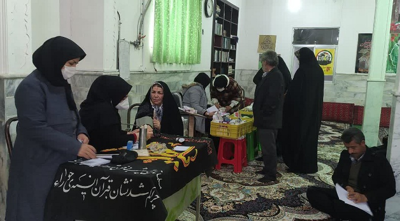 اعزام تیم بهداشتی در قالب گروه جهادی به مناطق محروم ( روستای میچان) از حوزه بخشداری ساروق
