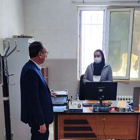 بازدید رئیس مرکز بهداشت شهرستان اراک از مرکز خدمات جامع سلامت داود آباد