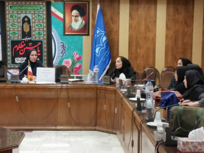 جلسه داخلی واحد بهداشت حرفه ای مرکز بهداشت شهرستان اراک