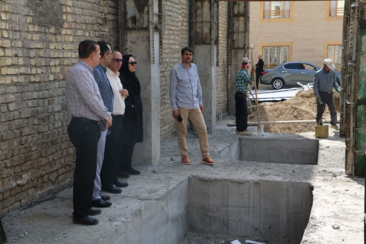 بازدید میدانی از پروژه مرکز خدمات جامع سلامت روستای گاوخانه