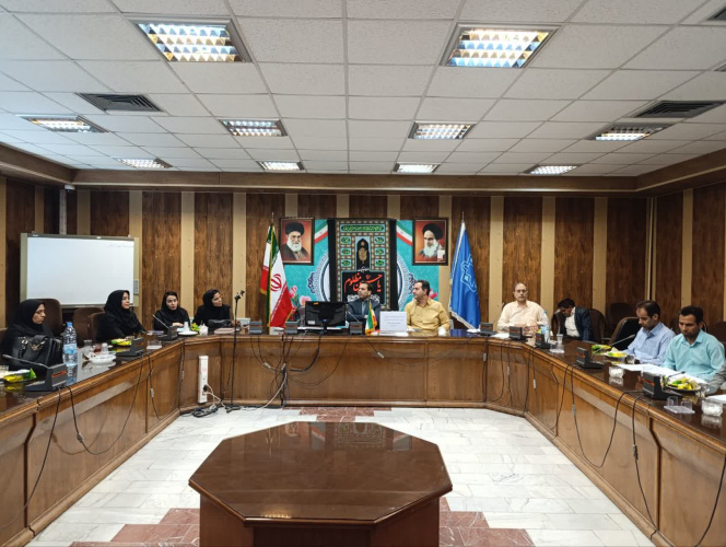 جلسه داخلی بهداشت محیط مرکز بهداشت شهرستان اراک