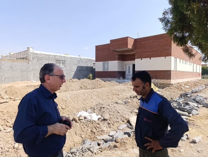 بازدید میدانی رییس مرکز بهداشت شهرستان اراک از پروژه های در حال ساخت