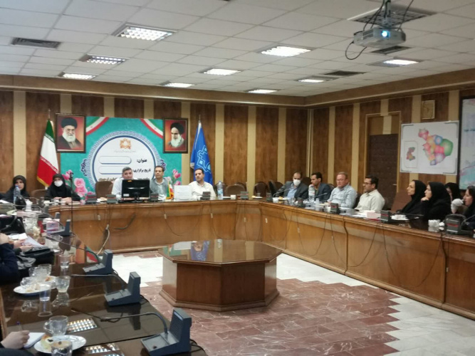 جلسه داخلی بهداشت محیط مرکز بهداشت شهرستان اراک