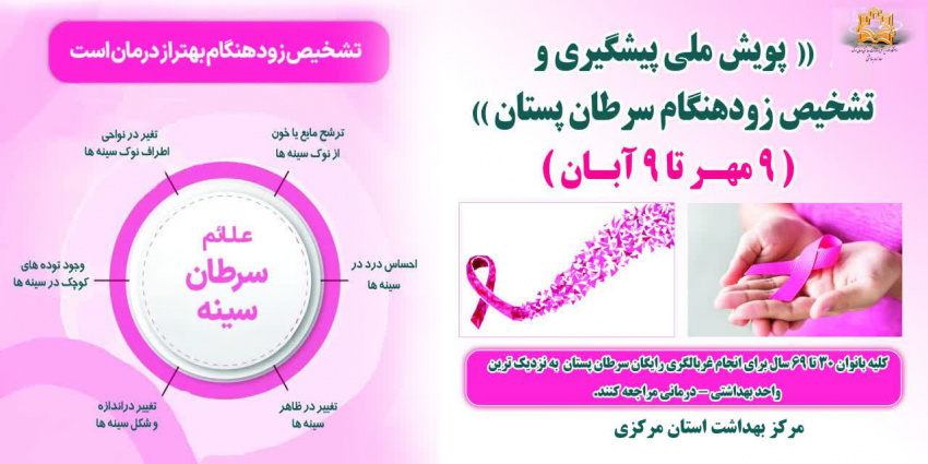 پویش ملی پیشگیری و تشخیص زود هنگام سرطان پستان