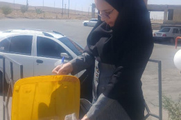 بازرسی کارشناسان بهداشت محیط از مراکز و اماکن بین راهی و معدوم سازی مواد غذایی غیر بهداشتی و معرفی متخلفین بهداشتی به مراجع قضایی مورخ ۲۳شهریور ماه