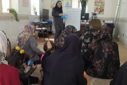 جلسه آموزشی با موضوع پیشگیری از ابتلا به بیماریهای قلبی و عروقی