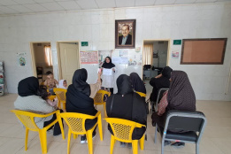 جلسه آموزشی با موضوع سلامت بانوان در شرایط بحران