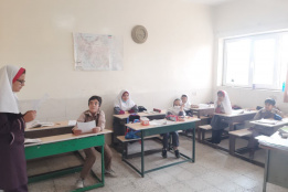 افتتاحیه سفیران سلامت دانش آموزی و قرائت سوگند نامه در مدرسه روستای دستجرده