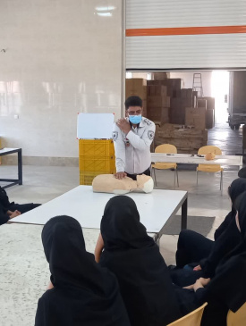 برگزاری کارگاه آموزشی احیای قلبی و ریوی ویژه پرسنل شرکت راشا گستر ایرانیان شهرستان آشتیان