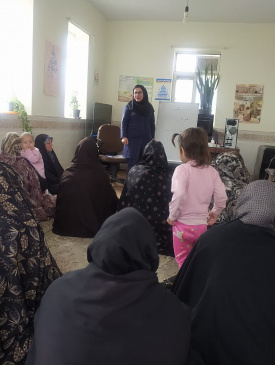 آموزش با موضوع بلوغ به رابطین و والدین  دانش اموزان ، خانه بهداشت کردیجان ۲۵ آذرماه ۱۴۰۴