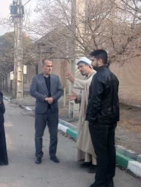 بازدید ریاست محترم شبکه بهداشت و رئیس محترم مرکز بهداشت آشتیان در معیت کارشناس بهداشت محیط   ازفاضلاب  جامعه المصطفی جهت بررسی مشکلات مربوطه  مورخ ۲۵آذرماه ۱۴۰۴